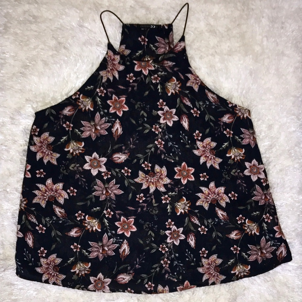Flowered PaperMoon Top - Picture 3 of 4